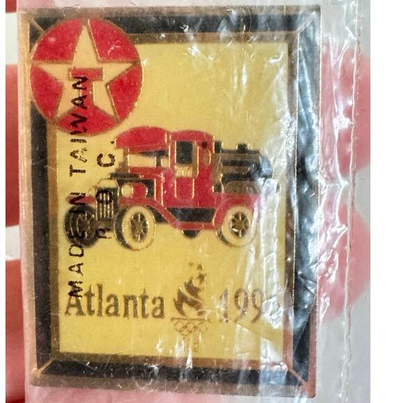 Vintage 1996 Texaco Olympic Pin Set of 6 Atlanta Enamel Collectors Memorabilia - Picture 7 of 10